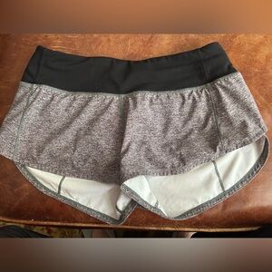 Women's Lululemon Heather Gray Athletic Shorts-Sz S